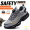Lace Free Breathable Anti Smash Work Shoes With Soft Sole And Anti Puncture Protection 0