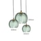 Nordic Glass Pendant Light With Green Leaf Pattern For Living Room Dining Room Bedroom Or Study 3