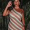 Womens Crochet V Neck Split Beach Dress With Metal Ring Detail And Flared Sleeves For Vacation And 10