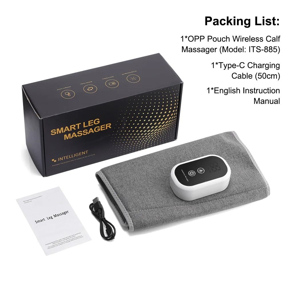 Wireless Electric Leg Massager With 360 Degree Air Compression For Calf Relaxation And Circulation 6