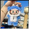 Kawaii Shark Onesie Outfit For Labubu Idol V1 V2 Mini Dolls Plush Clothing Accessory 1