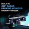 TiESFONG I7Pro 4CH GPS Dash Cam With 4K Front And 3x1080P Cameras WiFi DVR 360 Coverage And 24H Par 3