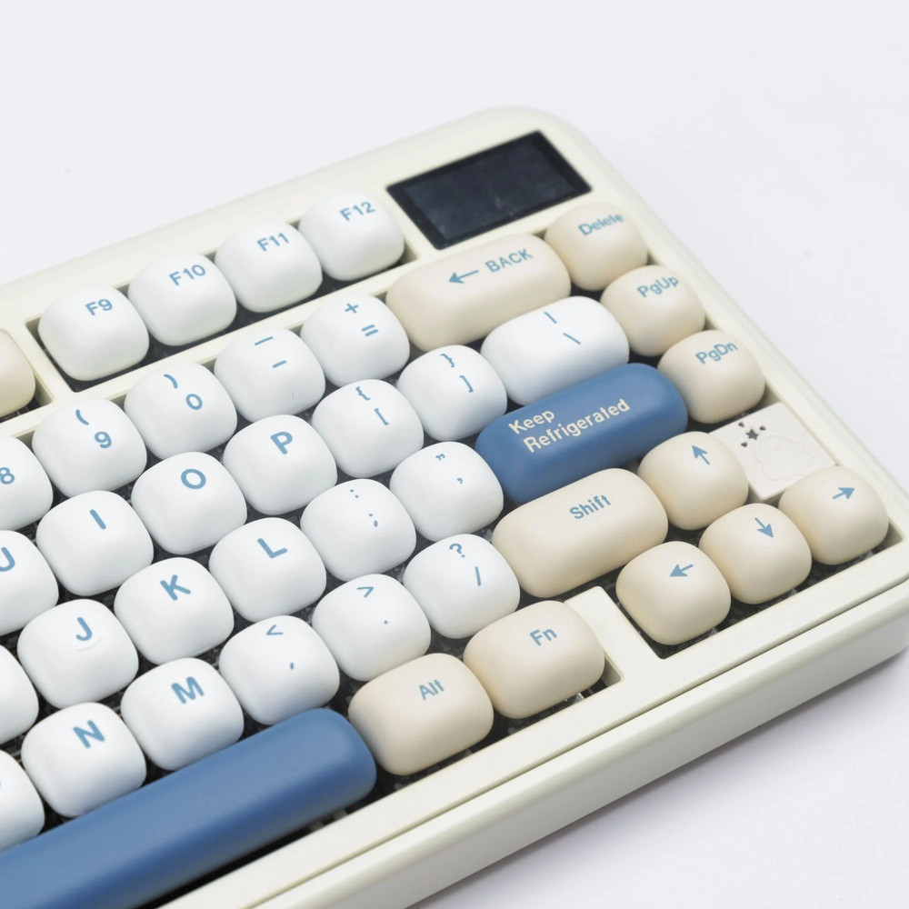 XDA Cherry OEM MOG Soy Milk PBT Keycaps For Mechanical Keyboards With 68 75 82 98 104 Layout Compat 1