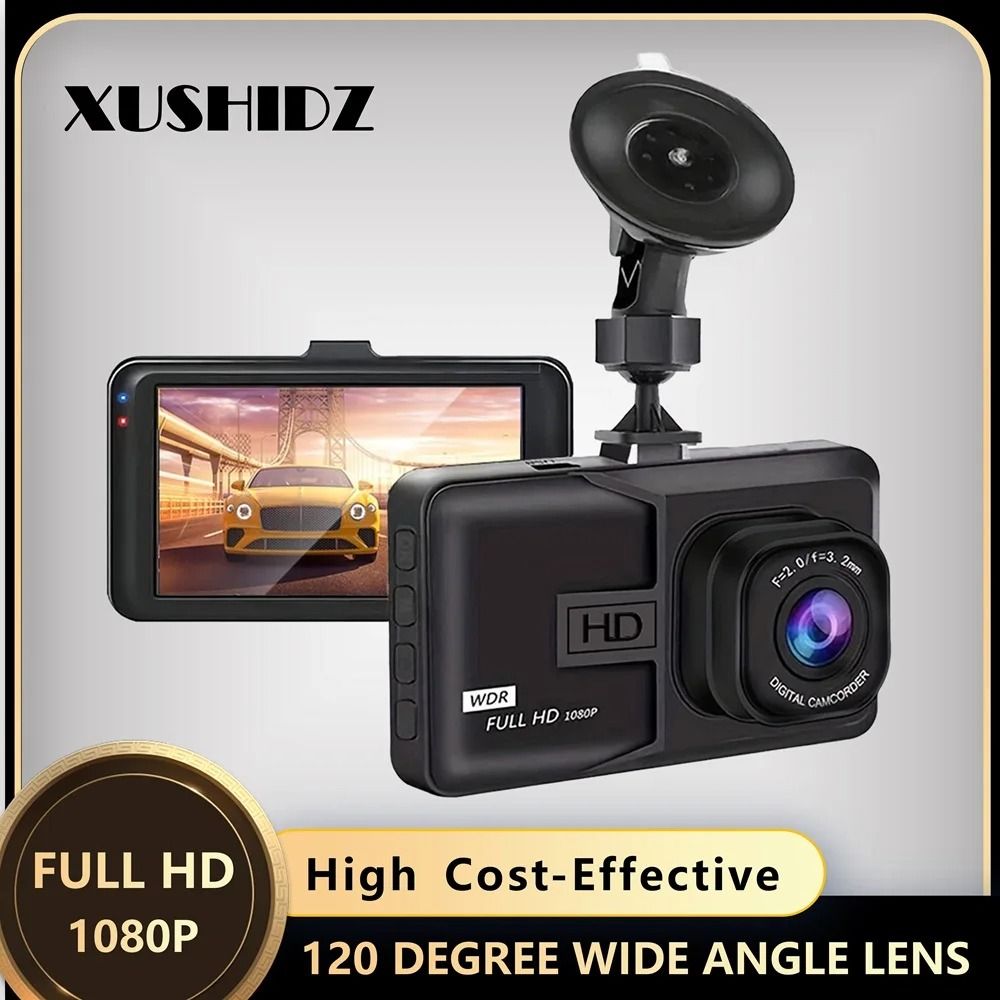 XUSHIDZ 1080P Dash Camera With Loop Recording And Night Vision For Car Video Recording And 24 Hour 0