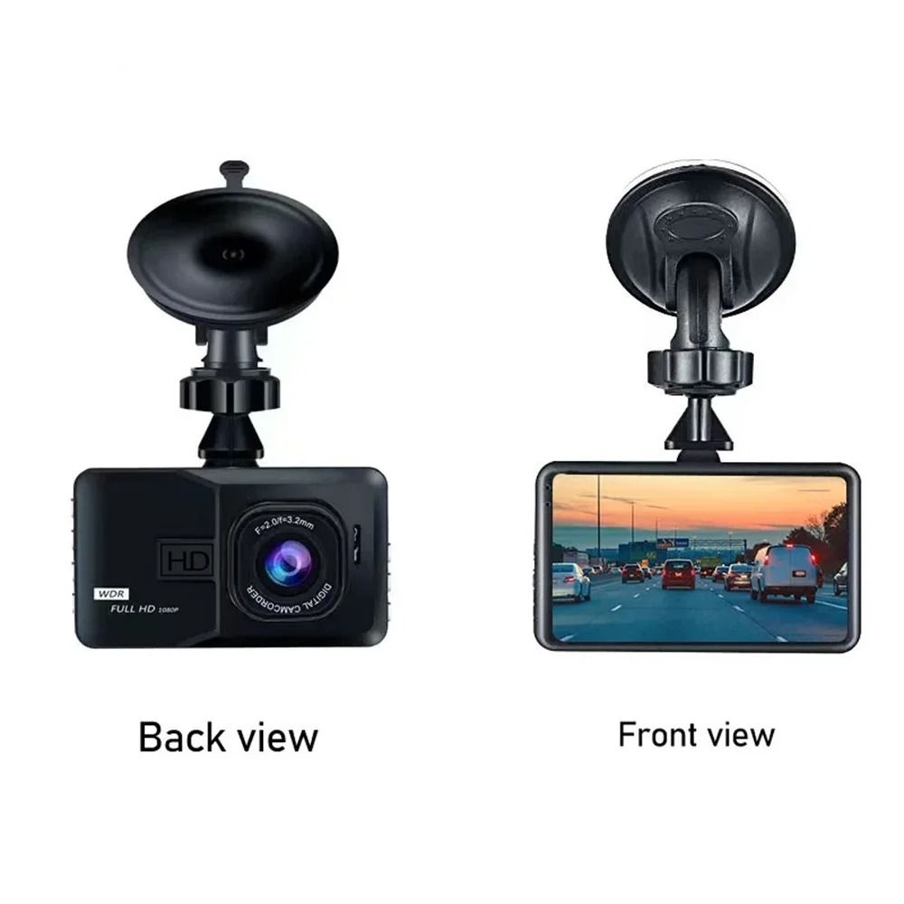 XUSHIDZ 1080P Dash Camera With Loop Recording And Night Vision For Car Video Recording And 24 Hour 4