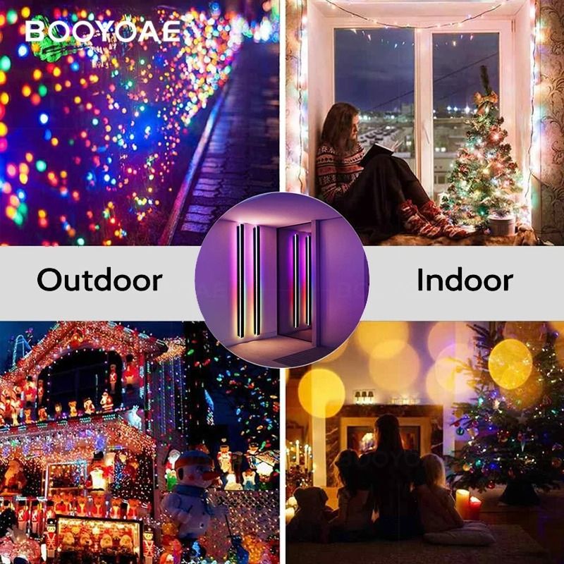 Smart RGB Outdoor Wall Light With App Control And Remote For Porch Holiday And Party Lighting 5
