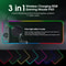 Wireless Charging RGB Mouse Pad With Luminous Edge For Gaming And Phone Charging Desktop Setup 1