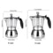 Visible Stainless Steel Moka Pot Coffee Maker With Transparent Pot Body For Espresso And Home Brewi 5