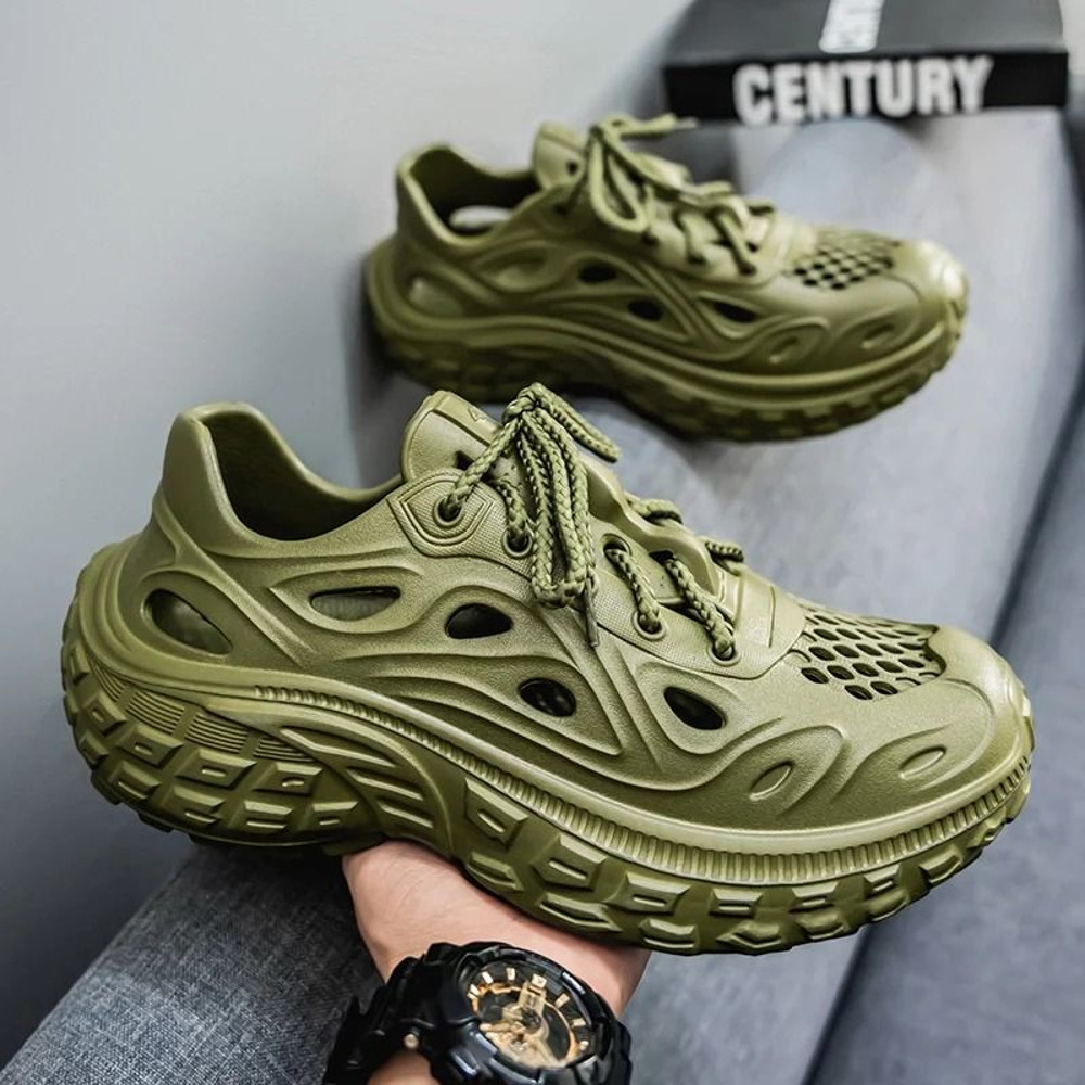 Summer Couple Hole Sandals For Men And Women Lightweight Outdoor Casual Slip On Shoes For 2025 Beac 0