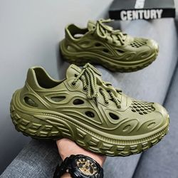 summer couple hole sandals for men and women lightweight outdoor casual slip on shoes for 2025 beach wear