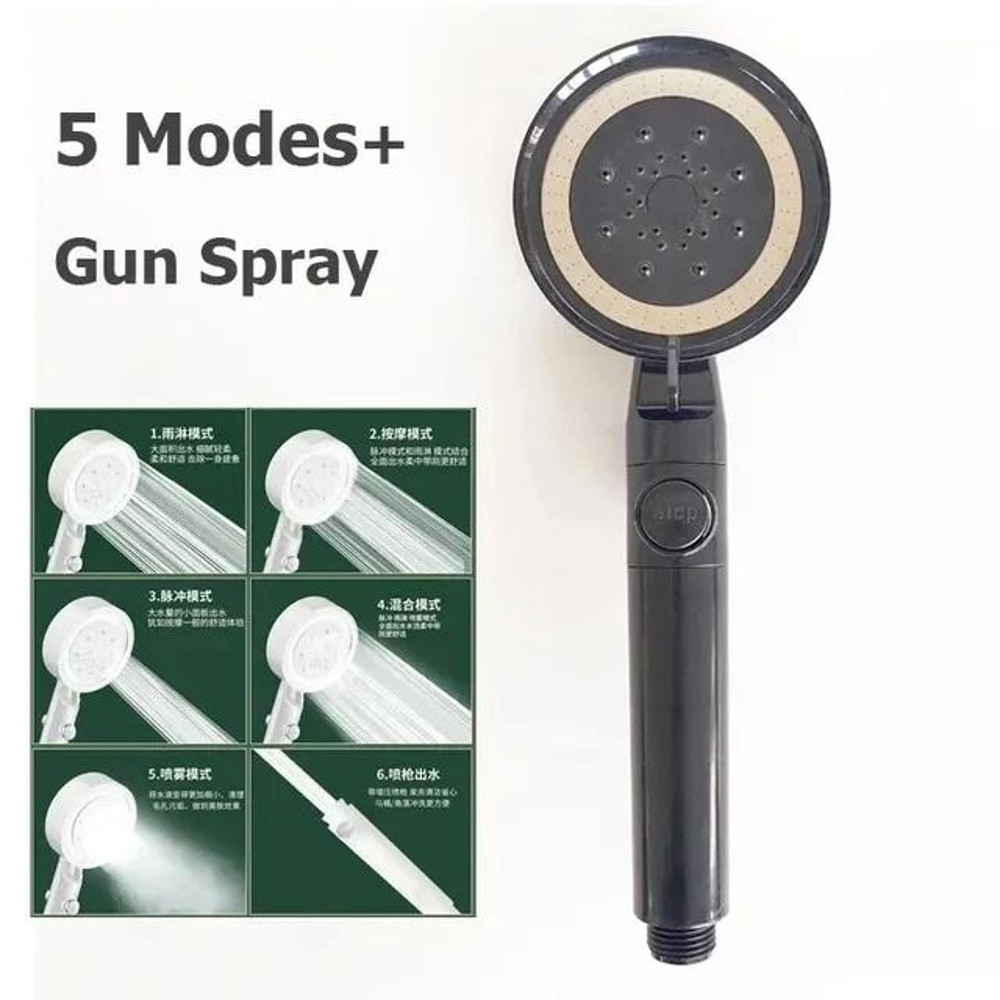 230mm Large Rainfall Shower Head With 6 Spray Modes And Supercharged High Pressure Output For Bathr 10