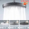 230mm Large Rainfall Shower Head With 6 Spray Modes And Supercharged High Pressure Output For Bathr 1