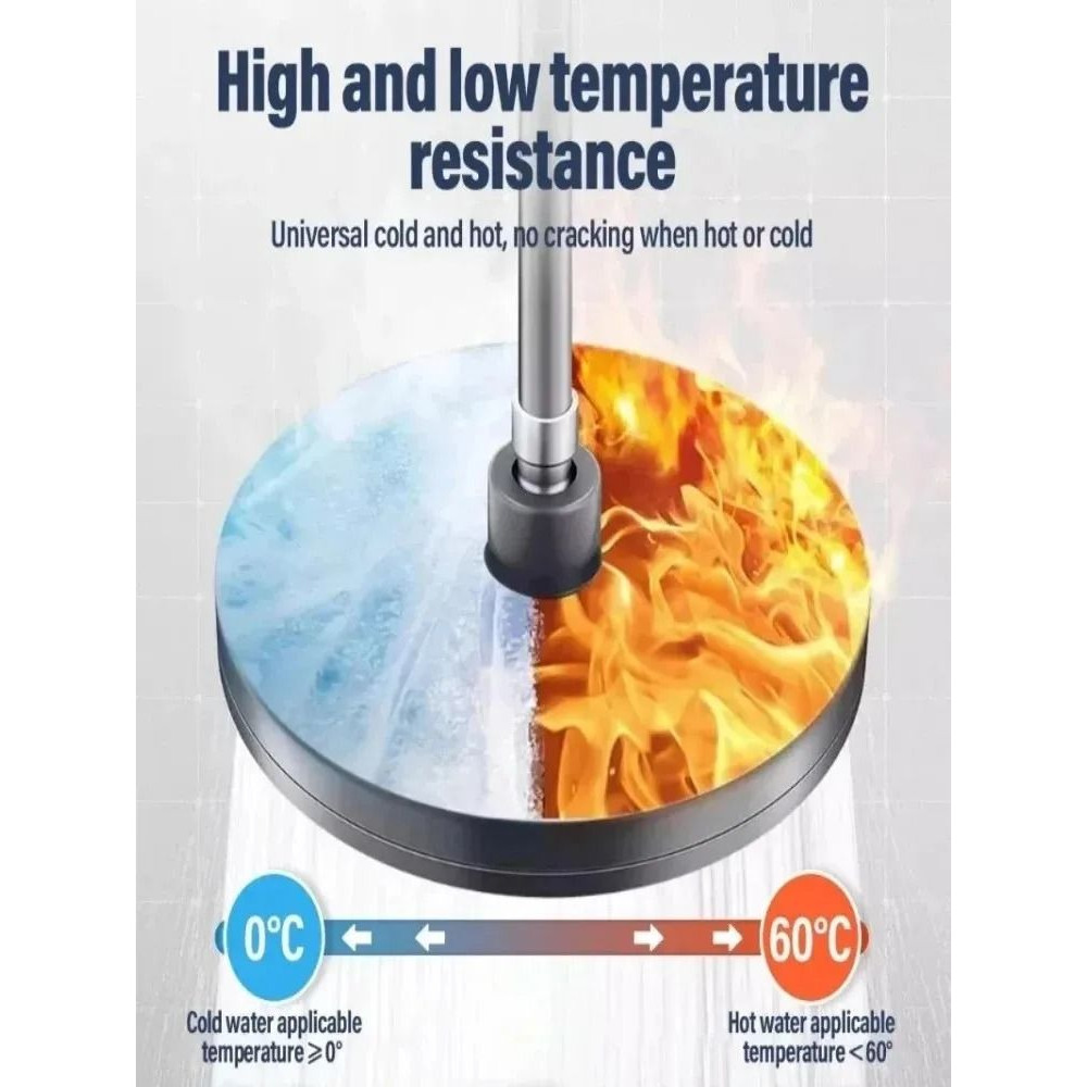 230mm Large Rainfall Shower Head With 6 Spray Modes And Supercharged High Pressure Output For Bathr 2