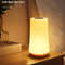 Rechargeable RGB LED Night Light Table Lamp With Remote Control And Touch Sensor For Bedside Or Hom 0