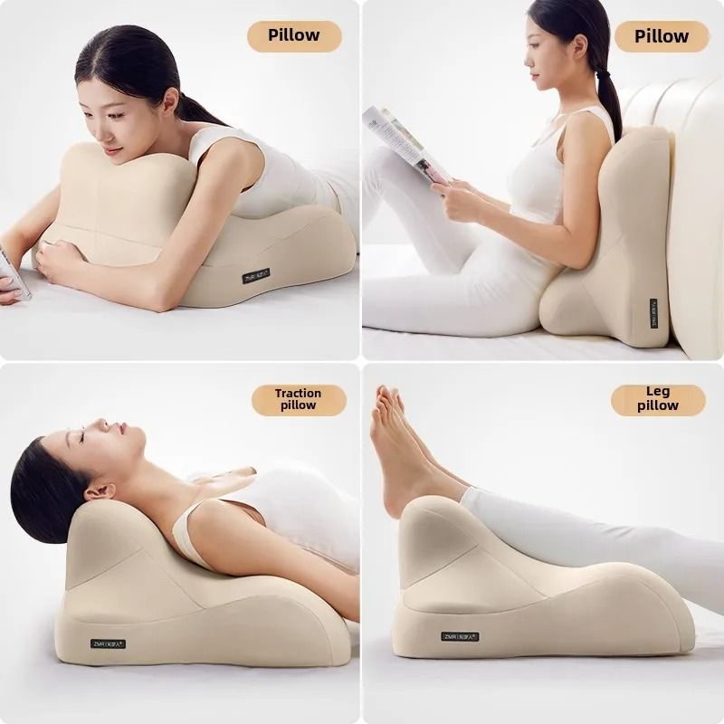 Multifunctional Prone Bed Pillow For Reading Gaming And Mobile Device Support 4