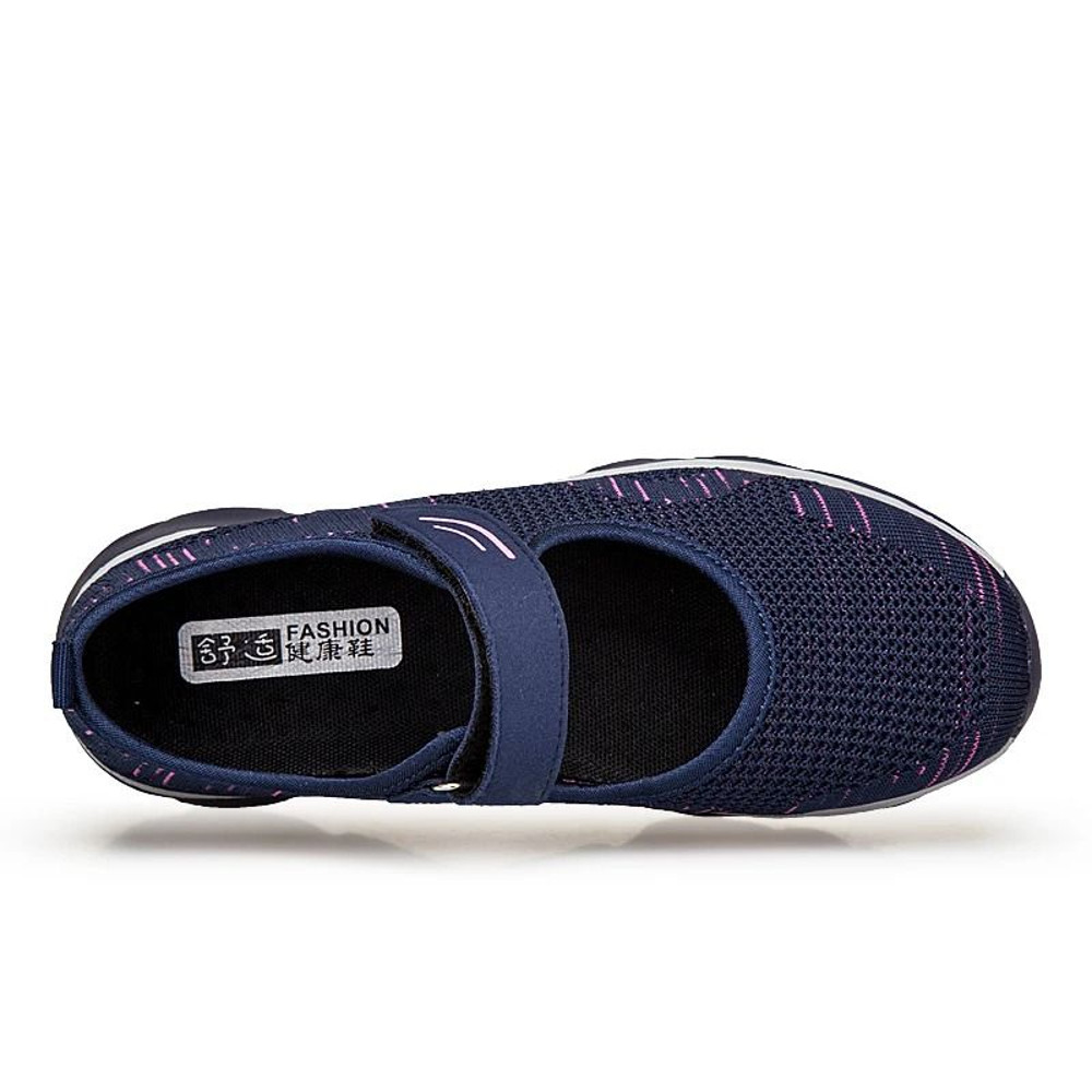 Womens Breathable Mesh Platform Sneakers With Lightweight Design And Casual Comfort 4