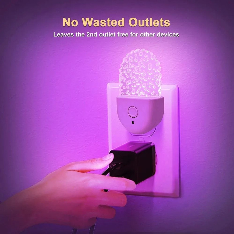 Plug In LED Night Light For Bedroom Aisle Nursery And Eye Protection Lighting 2