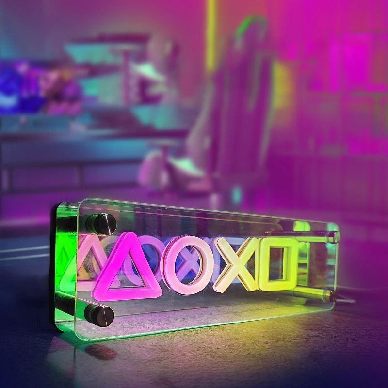 3D LED Neon Mirror Light For Gaming Bedroom And Party Atmosphere Decor 0