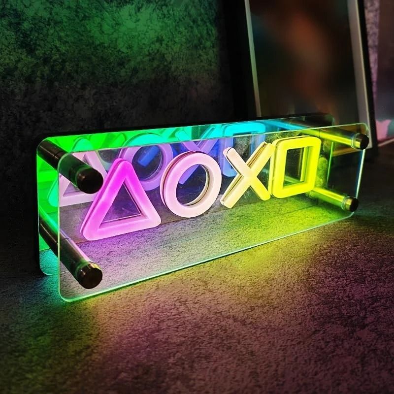 3D LED Neon Mirror Light For Gaming Bedroom And Party Atmosphere Decor 2