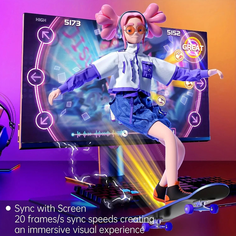 RGB Gaming Monitor LED Backlight With Music Sync And Smart App Control For PC Setup 2