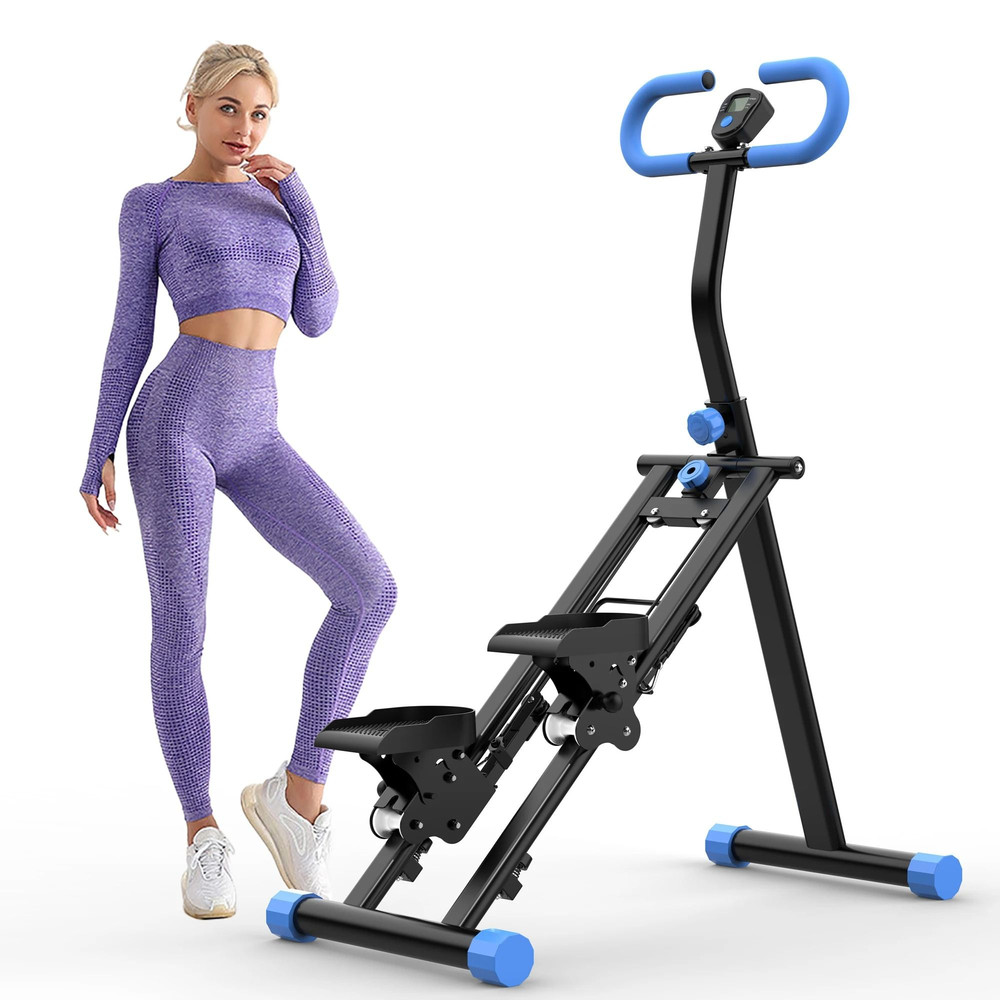 Vertical Climber Machine With Handlebar For Full Body Home Workout And Cardio Fitness 7