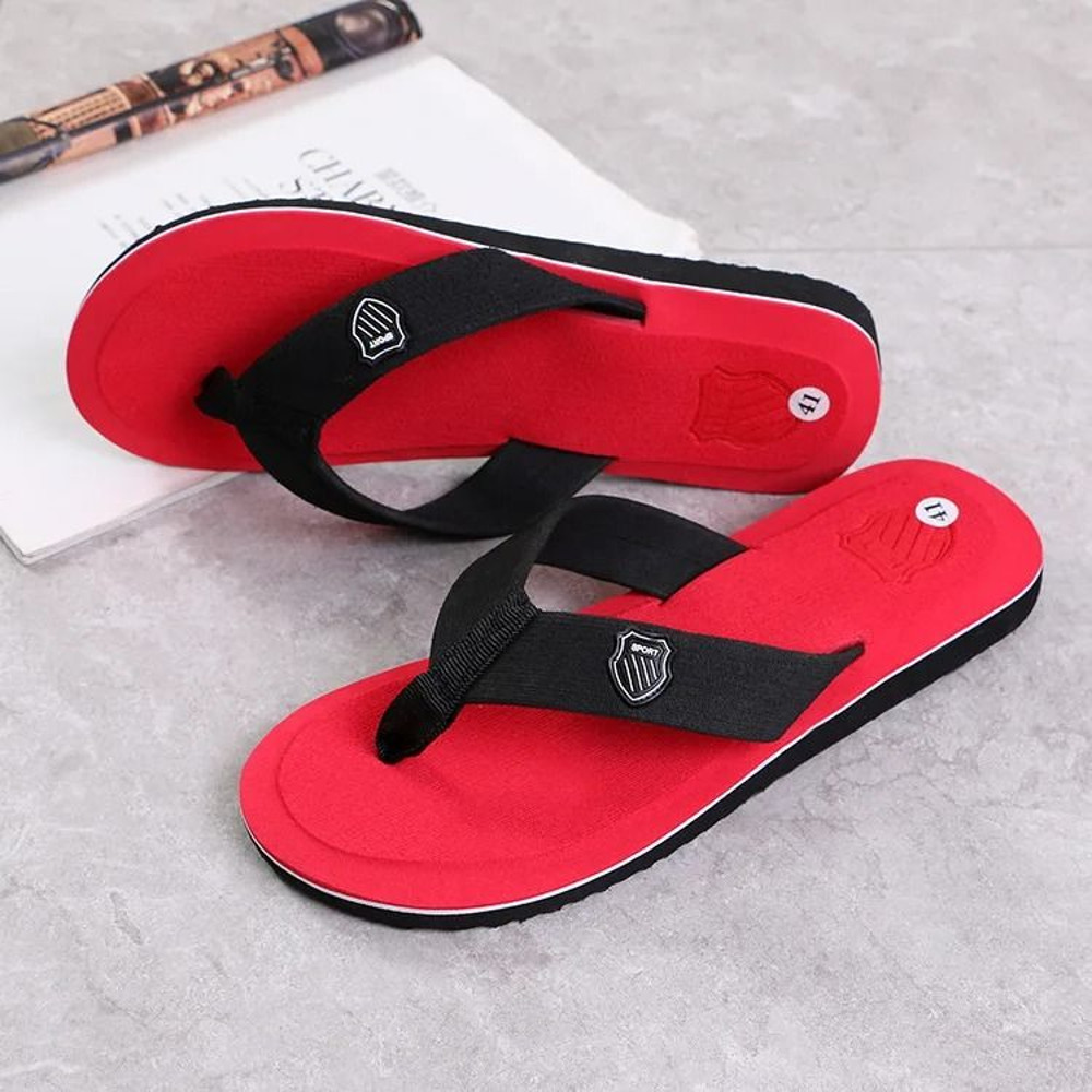 Mens Casual Non Slip Summer Flip Flops With Flat Sole For Indoor And Beach Wear 6