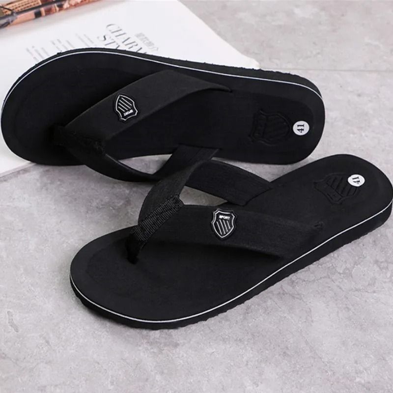 Mens Casual Non Slip Summer Flip Flops With Flat Sole For Indoor And Beach Wear 7