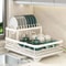 Adjustable Over Sink Dish Drying Rack With Drainboard And Cutlery Storage For Kitchen Counters 4