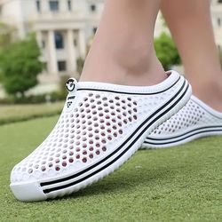 unisex hollow out aqua water shoes for beach and outdoor with slip resistant sole