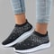 Crystal Mesh Slip On Sneakers For Women With Soft Sole And Breathable Design 8