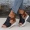 Womens Platform Wedge Sandals Lightweight Summer Shoes With Ankle Strap And Beach Style Design 2