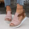 Womens Platform Wedge Sandals Lightweight Summer Shoes With Ankle Strap And Beach Style Design 4