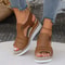 Womens Platform Wedge Sandals Lightweight Summer Shoes With Ankle Strap And Beach Style Design 6