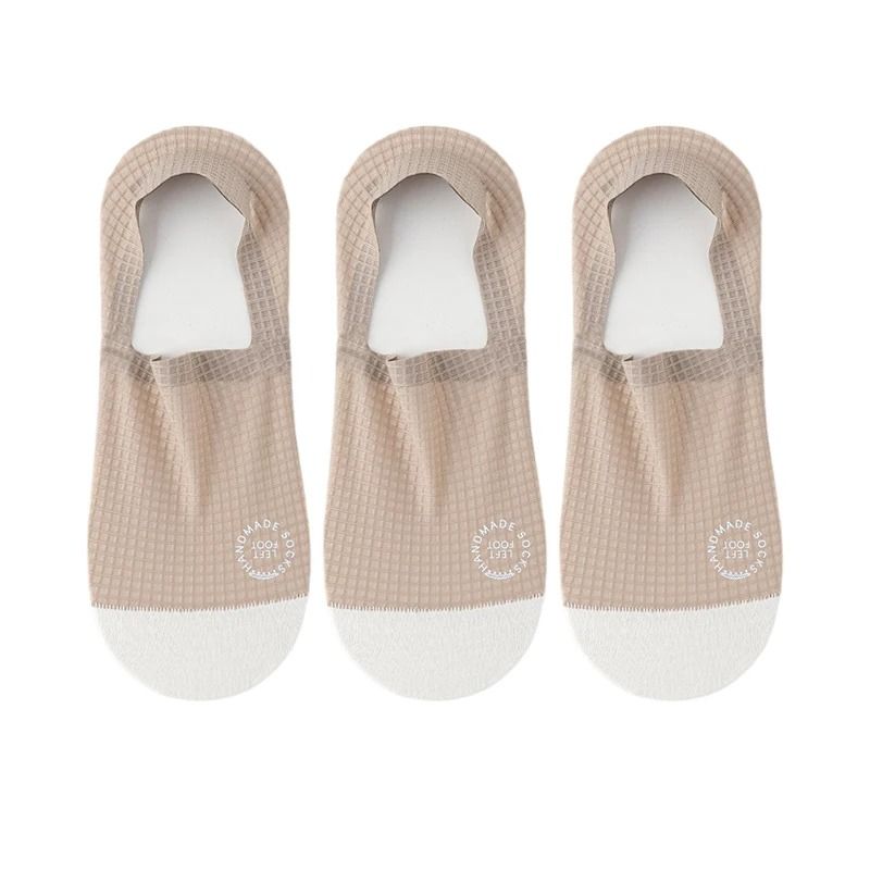 Men Invisible Socks 3 Pairs Breathable No Show Boat Socks With Waffle Mesh And Sweat Absorption 13