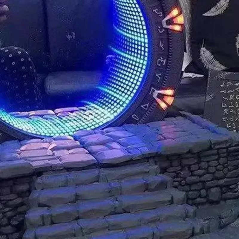 Star Gate Book Stand With Light And Mirror Design For Collectors And Cosplay Decor 1