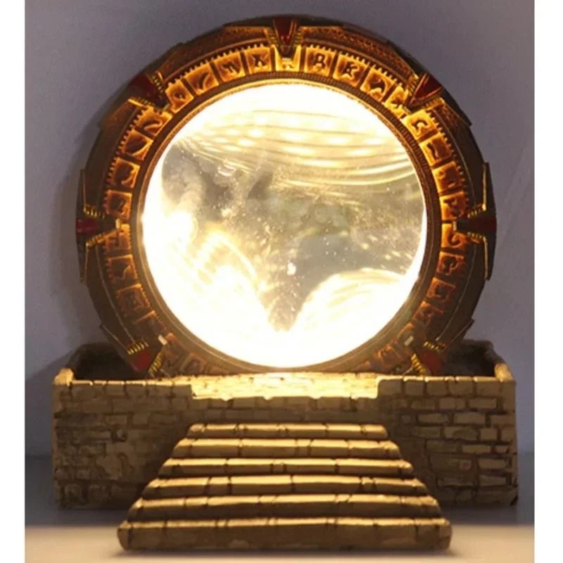 Star Gate Book Stand With Light And Mirror Design For Collectors And Cosplay Decor 7
