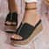 Women Wedge Slippers With Leather Upper And Platform Sole For Beach And Casual Summer Wear 1