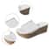 Women Wedge Slippers With Leather Upper And Platform Sole For Beach And Casual Summer Wear 4