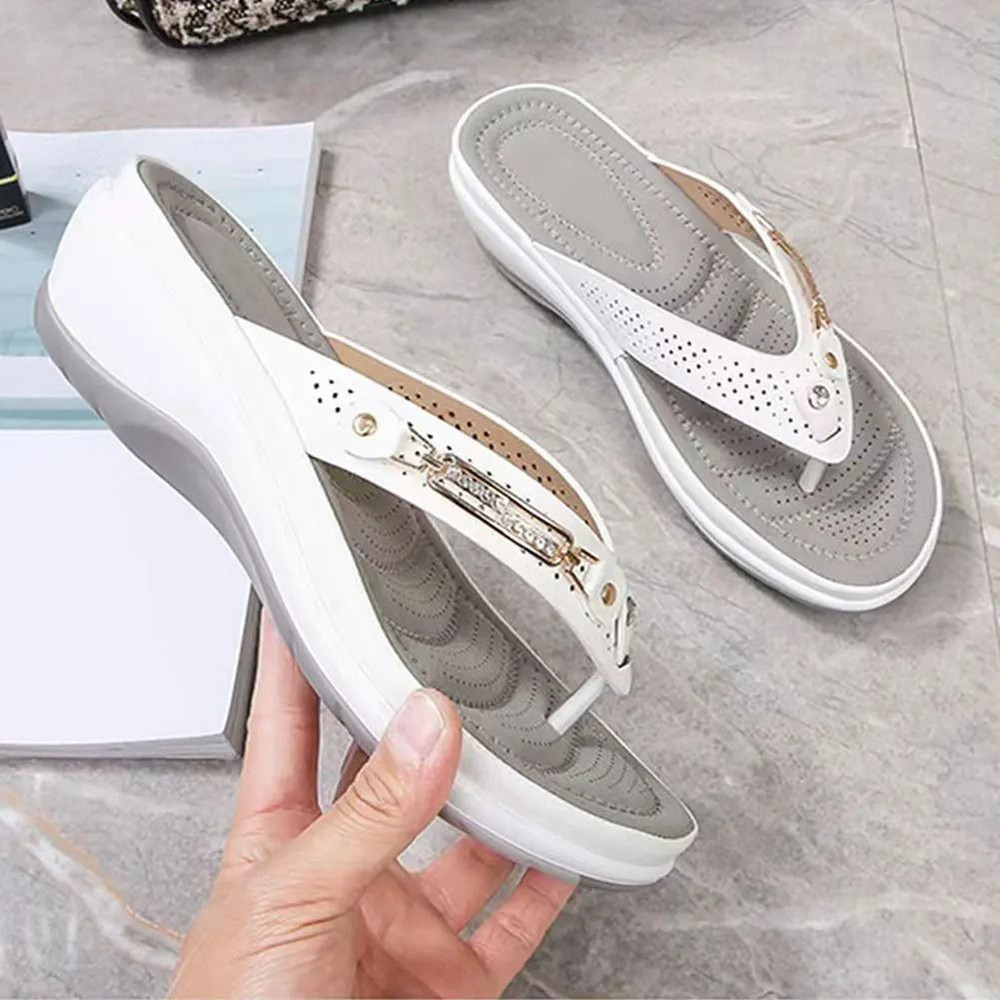 Women Slide Sandals With Open Toe And Non Slip Sole For Beach And Casual Summer Wear 0