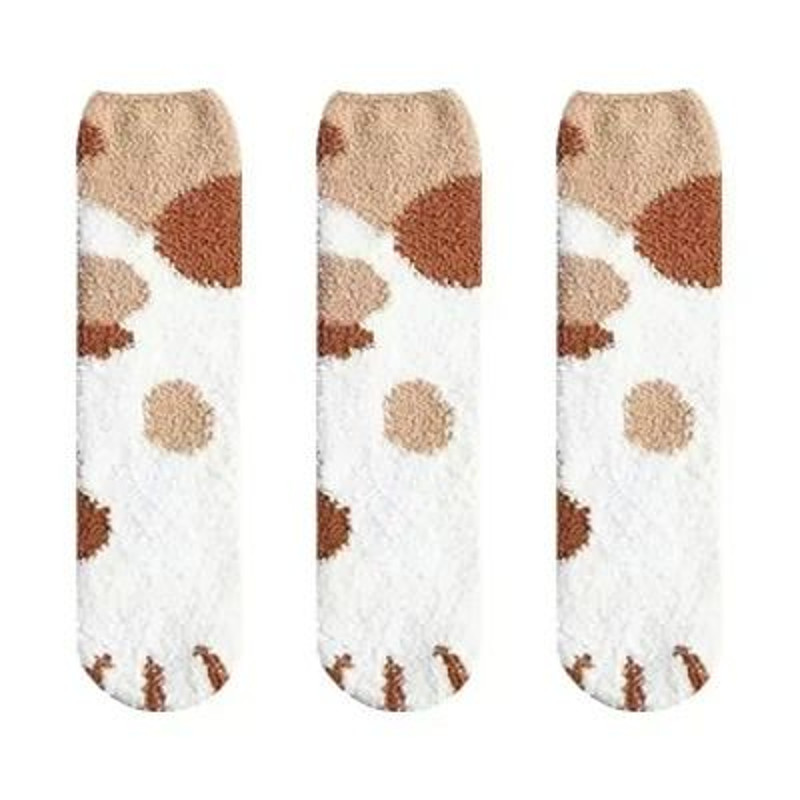 Women 3D Animal Toe Socks Set With Cat Paw And Stripe Designs For Fun Everyday Wear 9