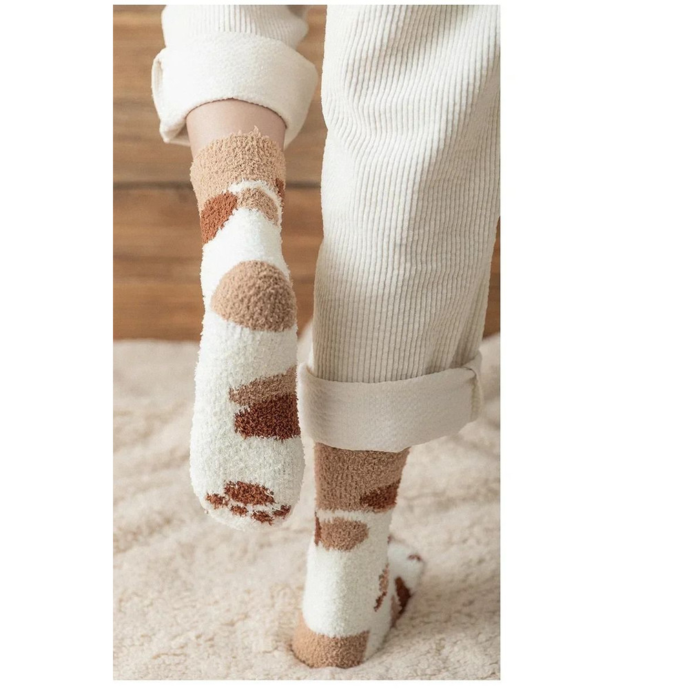Women 3D Animal Toe Socks Set With Cat Paw And Stripe Designs For Fun Everyday Wear 3