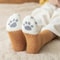 Women 3D Animal Toe Socks Set With Cat Paw And Stripe Designs For Fun Everyday Wear 4