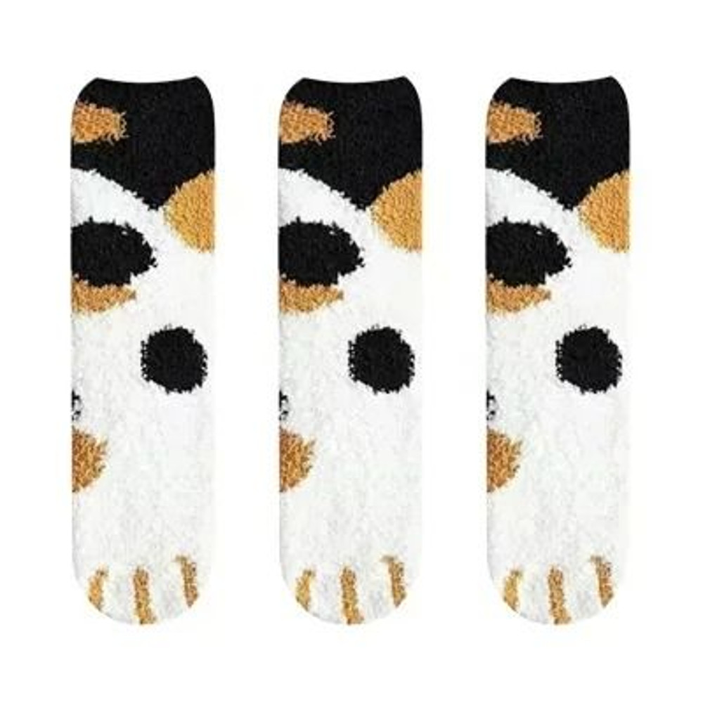 Women 3D Animal Toe Socks Set With Cat Paw And Stripe Designs For Fun Everyday Wear 7