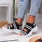 Women Knitted Slip On Platform Sandals With Peep Toe Design For Summer Casual Comfort 6