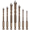 Triangle Alloy Drill Bit Set For Tile Cement Glass Ceramic Metal And Wood In Multiple Sizes 13