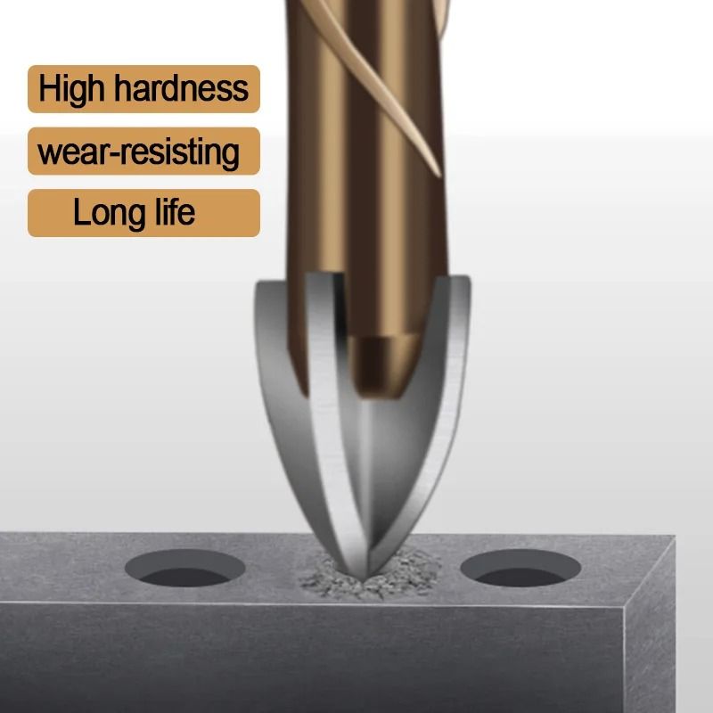 Triangle Alloy Drill Bit Set For Tile Cement Glass Ceramic Metal And Wood In Multiple Sizes 1