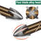 Triangle Alloy Drill Bit Set For Tile Cement Glass Ceramic Metal And Wood In Multiple Sizes 2
