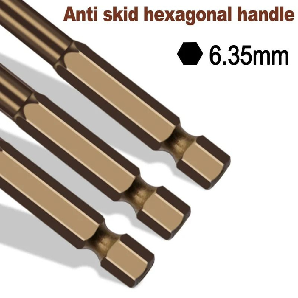 Triangle Alloy Drill Bit Set For Tile Cement Glass Ceramic Metal And Wood In Multiple Sizes 4