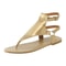 Women Flat Sandals With Belt Buckle Strap And PU Leather Design For Casual Summer Wear 4