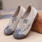 Women Mesh Embroidered Flat Shoes With Anti Slip Soft Sole For Summer Comfort 3